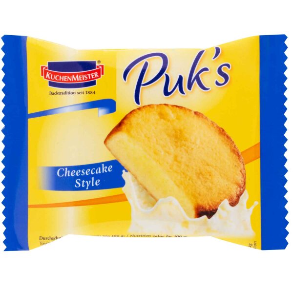 KuchenMeister - Puks Cheesecake Style - 75g - VE = 18 Stk
