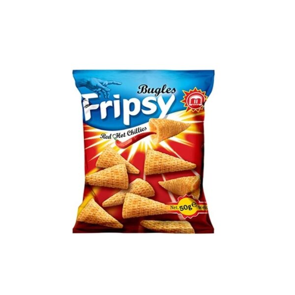 Fripsy - Bugles - Red Hot Chillies - 50g - VE = 25 Stk